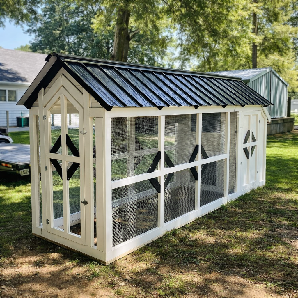HeritageRoost Manor Luxe Walk-In Chicken Coop