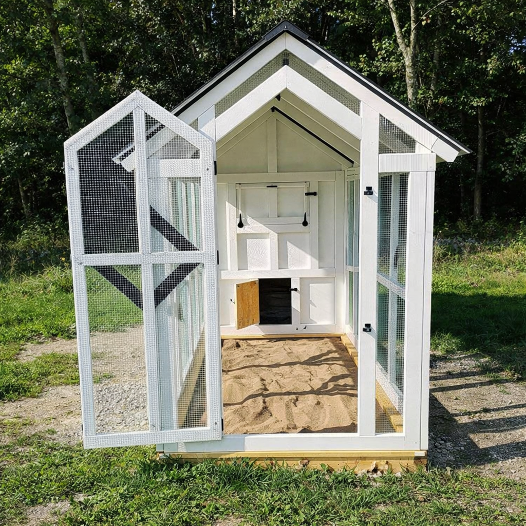 HeritageRoost Manor Luxe Walk-In Chicken Coop