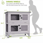 LuxeHaven Urban Retreat Rabbit Hutch