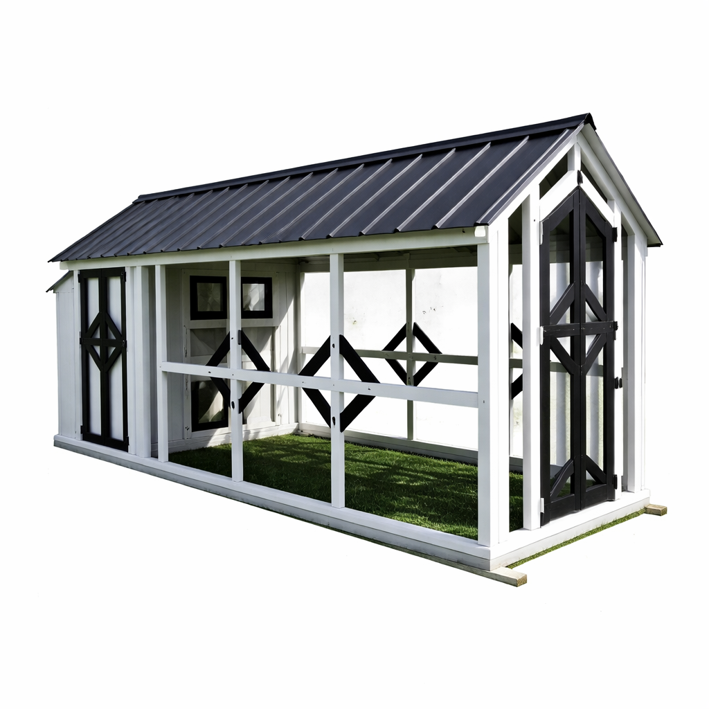 HeritageRoost Manor Luxe Walk-In Chicken Coop